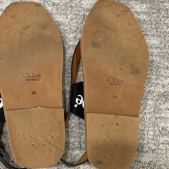 Chloe Black and Brown Women's Sandals size 38 - Picture 5 of 5